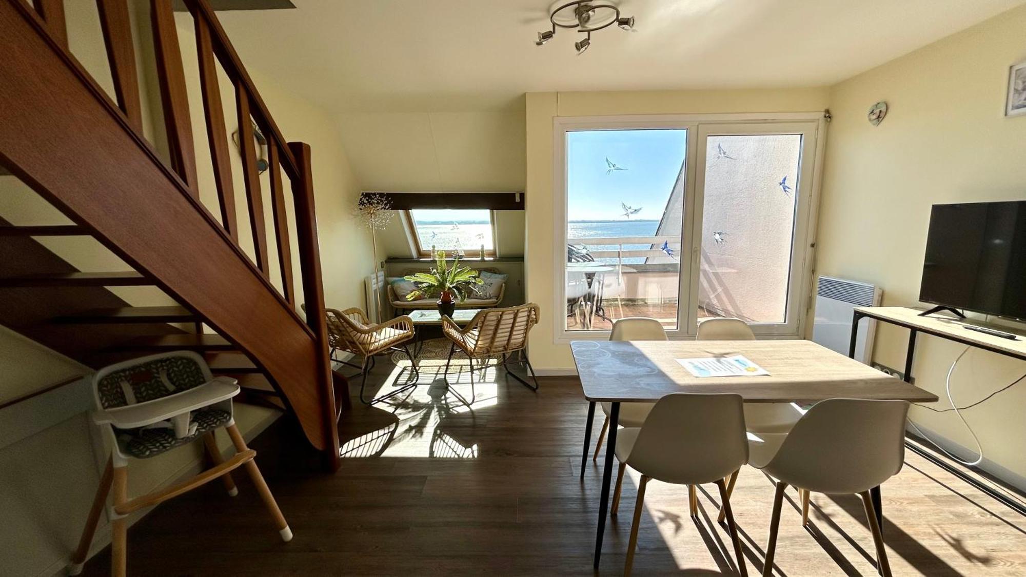 Plein Sud, Appartement Vue Baie, Acces Direct Plage Крот Екстериор снимка